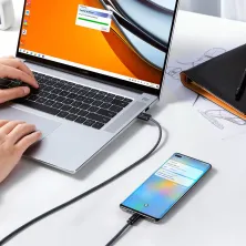 Кабель Baseus Dynamic Series Fast Charging Data Cable USB to Type-C 100W 20V 5A 2m Сірий