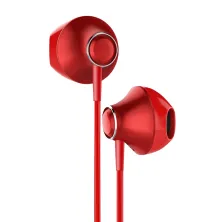 Наушники Baseus Encok H06 lateral in-ear Wire Earphone Червоний