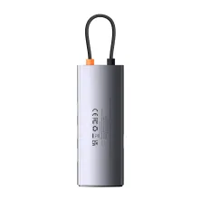 USB-хаб Baseus 4in1 Metal Gleam 4-Port Type-C HUB Adapter Type-C to USB3.0*4 Серый