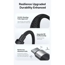 Кабель Baseus StarSpeed Series 3-in-1 Fast Charging Data Cable USB to Lightning+Type-C+MicroUSB 100W 1.5m Черный