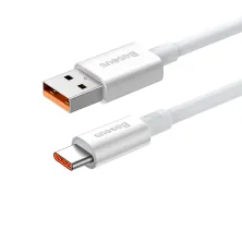 Кабель Baseus Superior Series Fast Charging Data Cable USB to Type-C 100W 20V 5A 1m Білий