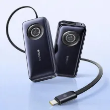 УМБ Baseus EnerCore CR11 with Retractable Cable 20000mAh 67W и Type-C выдвижным кабелем 67W Черный