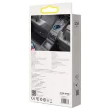 Автомобільний зарядний пристрій Baseus Share Together PPS multi-port Fast Charging Car Charge 120W 2USB+2Type-C з подовжувачем 1.5м Сірий