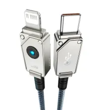 Кабель Baseus Unbreakable Series Fast Charging Data Cable Type-C to Lightning PD 20W 2m Сірий