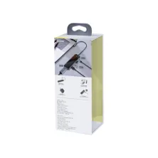 USB-хаб Baseus 5in1 Multi-functional 5-Port Type-C HUB Adapter Type-C to USB3.0*3, Type-C(PD)*1, 4KHDMI Сірий