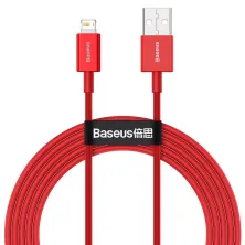Кабель Baseus Superior Series Fast Charging Data Cable USB to Lightning 2.4A 2m Красный