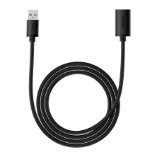 USB подовжувач Baseus AirJoy Series USB2.0 to USB2.0 Extension кабель 1.5м Чорний