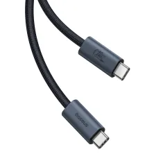 Кабель Baseus Flash 2 USB4 Series Fast Charging Data Cable Type-C to Type-C 240W 8K@60Hz 40Gbps 1m Черный