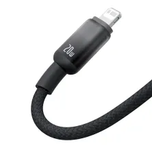 Кабель Baseus Discolor Series Fast Charging Data Cable Type-C to Lightning PD 20W 1m Чорний