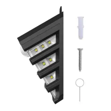 Светильник фасадный Baseus Solar Energy 5.1Вт 260Lm на солнечной батарее 1800mAh с датчиком движения Черный