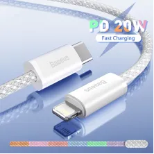 Кабель Baseus Dynamic Series Fast Charging Data Cable Type-C to Lightning PD 20W 1m Белый